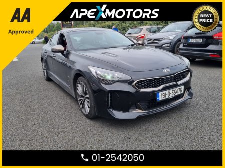 2019 Kia Stinger FINANCE ARRANGED * GT-LINE S CRDI IS * TOP-SPEC  * EVERY EXTRA * NEW NCT JUN-27 * STAMPED SERVICE HISTORY * AA APPROVED * 101 SAFETY CHECKLIST * AUTOMATIC (DSG) * IMMACULATE * HEATED SEATS * COOLING