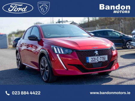 2022 Peugeot 208 2022 Peugeot 208 RED GT Electric 136bhp (50 kWh) GT €18,950
