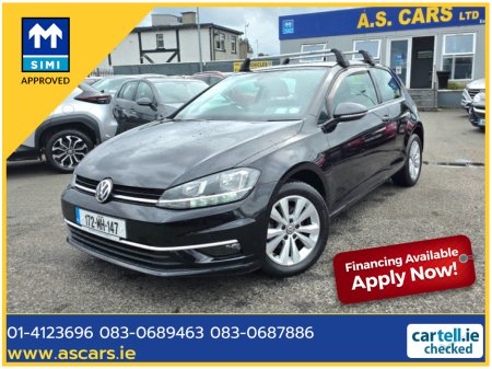 2017 Volkswagen Golf COMFORT LINE 1.6 TDI 3DR AUTOMATIC ** 1 OWNER IRISH CAR ** LOW MILEAGE ** BEST AVAILABLE **