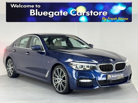 2017 BMW 5 Series D XDRIVE M SPORT 530D**NEW NCT**MULTIFUNCTIONAL STEERING WHEEL**TOUCH SCREEN MEDIA DISPLAY**REVERSE CAMERA**PARKING SENSORS**FRONT HEATED ELECTRIC SEATS**CREAM LEATHER INTERIOR**SATNAV**DRIVE MODES**