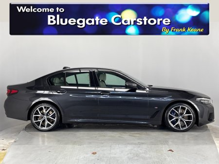 2021 BMW 5 Series 530D XDRIVE M SPORT**HEATED MULTIFUNCTIONAL STEERING WHEEL**FRONT HEATED ELECTRIC MEMORY SEATS**TOUCH SCREEN INFOTAINEMNT**REVERSE CAMERA**PARKING SENSORS**APPLE CARPLAY**CREAM LEATHER INTERIOR** €42,995