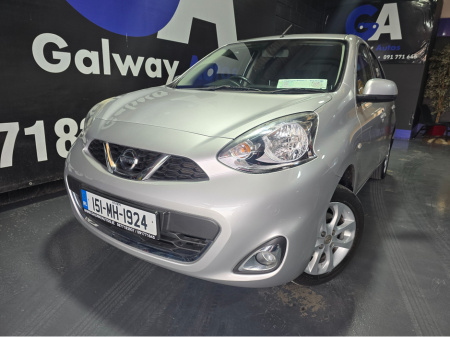 2015 Nissan Micra 1.2 CVT AUTOMATIC-50K KM ONLY IRISH CAR FROM NEW €8,950