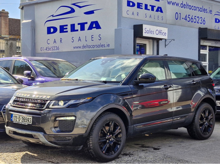 2017 Land Rover Range Rover Evoque SE 2.0 TD4 180BHP AUTOMATIC NCT 07/27 TAX 09/25 FINANCE AVAILABLE @ €90 PER WEEK FULL LEATHER/ HEATED SEATS/ TOUCH SCREEN MEDIA/ PARKING SENSORS/ HISTORY CHECKED