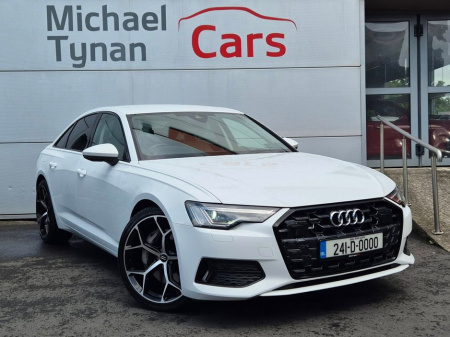 2024 Audi A6 2.0 TFSI 50e Quattro Black Edition Styling (299bhp) Upgraded 21'' Alloys + Pearl Beige Leather Upholstery