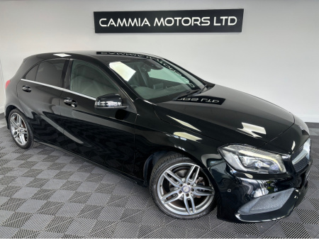 2017 Mercedes-Benz A Class MERCEDES-BENZ A180 AMG LINE AUTO*ELECTRIC MEMORY ADJUSTABLE & HEATED SEATS*FLAT BOTTOM WHEEL*REVERSE CAM*FINANCE AVAILABLE & TRADE INS WELCOME*