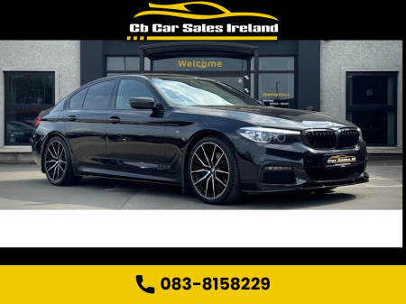 2019 BMW 5 Series 3.0 530d M Sport Saloon 4dr Diesel Auto 20'' ALLOY WHEELS, FULL LEATHER INTERIOR, HEATED SEATS