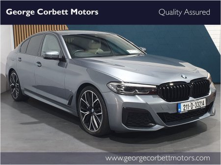 2021 BMW 5 Series M-Sport 520D (From €118 per week)