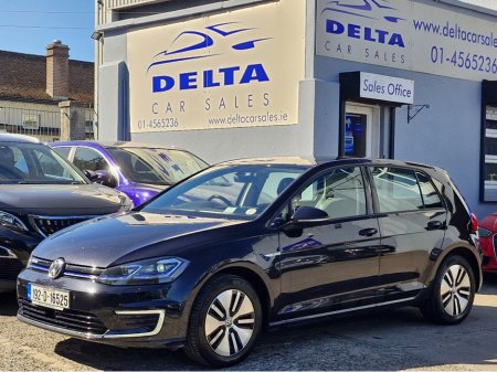 2019 Volkswagen Golf E-GOLF AUTOMATIC FULLY ELECTRIC NCT 08/27 TAX 10/25 FINANCE AVAILABLE @ €54 PER WEEK 2 KEYS/ DIGITAL DASH/ CHARGER CABLE SUPPLIED/ TOUCH SCREEN MEDIA/ BLUETOOTH/ REVERSE CAMERA/ HISTORY CHECKED
