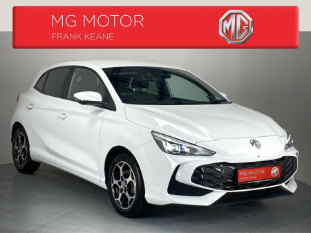 2024 MG MG3 EXCLUSIVE HYBRID+ 5DR AUTO**ARCTIC WHITE**