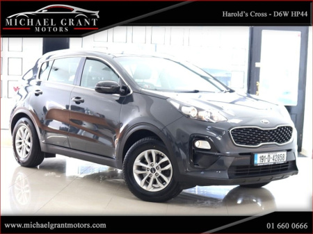 2019 Kia Sportage 1.6 CRDI K2 / IRISH CAR / 2027 NCT / HIGH SPEC / ONLY 103KM €18,595