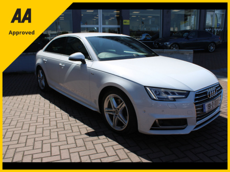 2019 Audi A4 2.0 40 TFSI S-LINE EDITION 4DR SALOON AUTOMATIC // L@@K AT THIS CAR // IMMACULATE CONDITION INSIDE AND OUT // FULL SERVICE HISTORY // BUY WITH CONFIDENCE AA AND SIMI APPROVED DEALER 2025// CALL 01 456