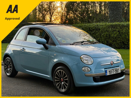2015 Fiat 500 1.2 *FULL LEATHER*OPENING PAN PAN ROOF*FULL SERVICE HISTORY*NEW NCT 04/26* €7,950