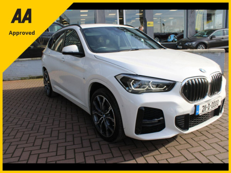 2021 BMW X1 XDRIVE25E M-SPORT 5DR ESTATE AUTOMATIC // ALPINE WHITE // 19 INCH UPGRADED ALLOYS // BLACK DAKOTA LEATHER // STUNNING CAR // BUY WITH CONFIDENCE AA AND SIMI APPROVED DEALER // FINANCE ARRANGED //