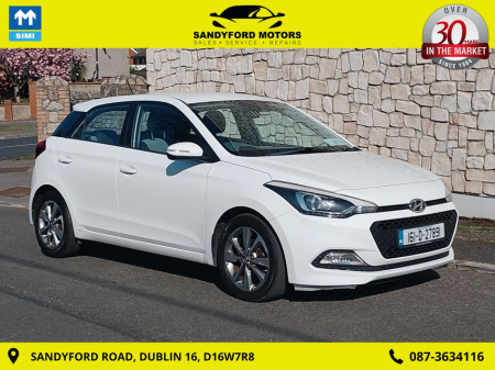 2016 Hyundai i20 Deluxe 5DR €10,950