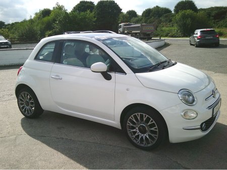 2017 Fiat 500 NEW NCT 2027, 1/2 LEATHER ,  CRUISE,PANORAMIC ROOF,   €190 TAX, TAXED , LOW KMS. HISTORY.