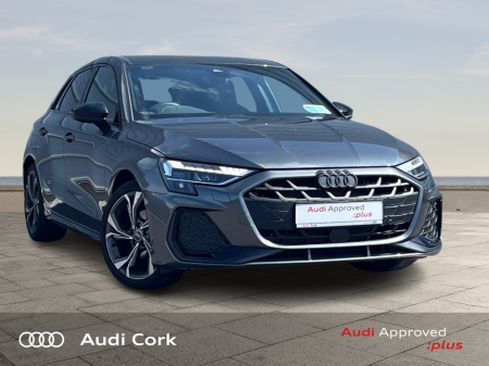 2024 Audi A3 SPORTBACK 1.5 30TFSI 115BHP S-LINE WITH BLACK STYLING & COMFORT PACK *WAS â¬46,854* €43,995