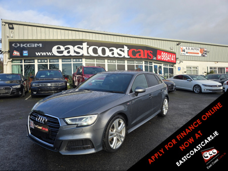 2019 Audi A3 1.4 S LINE EDITION VIRTUAL COCKPIT SMARTPHONE INTERFACE- SATNAV - VIRTUAL COCKPIT - NAVIGATION REVERSING CAMERA -BLIND SPOT - PARKING SENSORS- HALF LEATHER