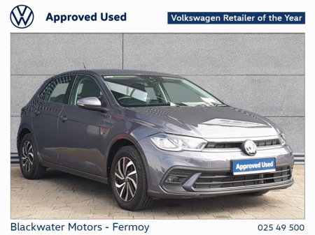 2023 Volkswagen Polo 1.0TSI 95BHP 5DR LIFE AUTOMATIC WITH PARK DISTANCE CONTROL €23,995