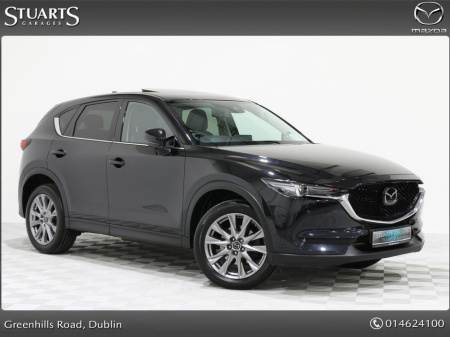 2021 Mazda CX-5 2WD 2.2D (150PS) GT Sport IPM3*@ MAZDA SOUTH DUBLIN, MAZDA CX-5 2WD 2.2D (150ps) GT SPORT*JET BLACK MICA WITH BLACK LEATHER, SUNROOF, BOSE, APPLE CAR €30,895
