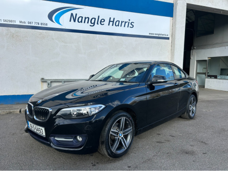2016 BMW 2 Series SPORT. FINANCE AVAILABLE. TRADE IN WELCOME. www.nangleharris.ie. ALL CARS CHECKED WITH MOTORCHECK.IE CALL 01 5620011 €12,900