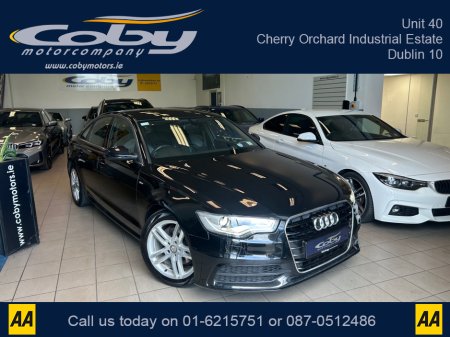 2013 Audi A6 2.0 TDI S LINE 174BHP 4DR AUTO New NCT, 2Keys, Alloy Wheels, Paddle Shift, Duel Climate Control, Bluetooth, MFSW, Cruise Control, Parking Sensors, Heated Seats, and more.