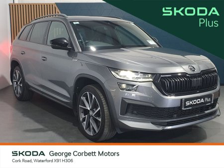 2022 Skoda Kodiaq SportLine 2.0TDi 150HP DSG 7Seats (From €142 per week)
